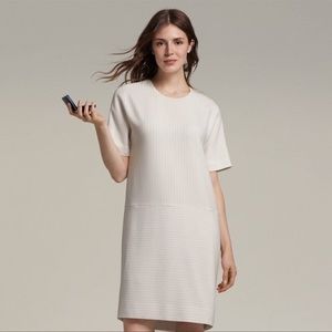 MM Lafleur The Silvia Stripe 2.0 Cream Lilac Medium Dress Shift M NWT